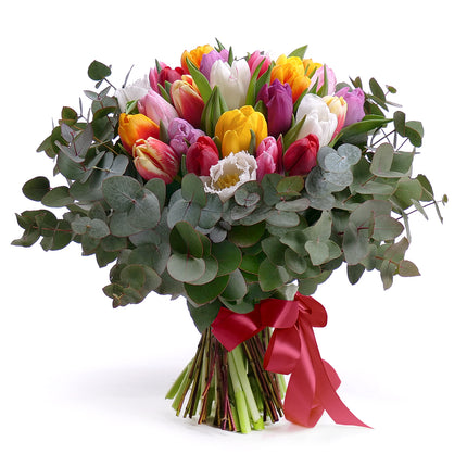 03001071_strauss-aus-farbigen-tulpen-und-eukalyptus