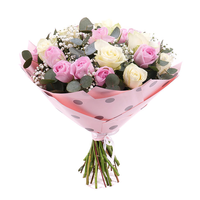 03001501_sweet-weisse-und-rosa-rosen-mit-eukalyptus