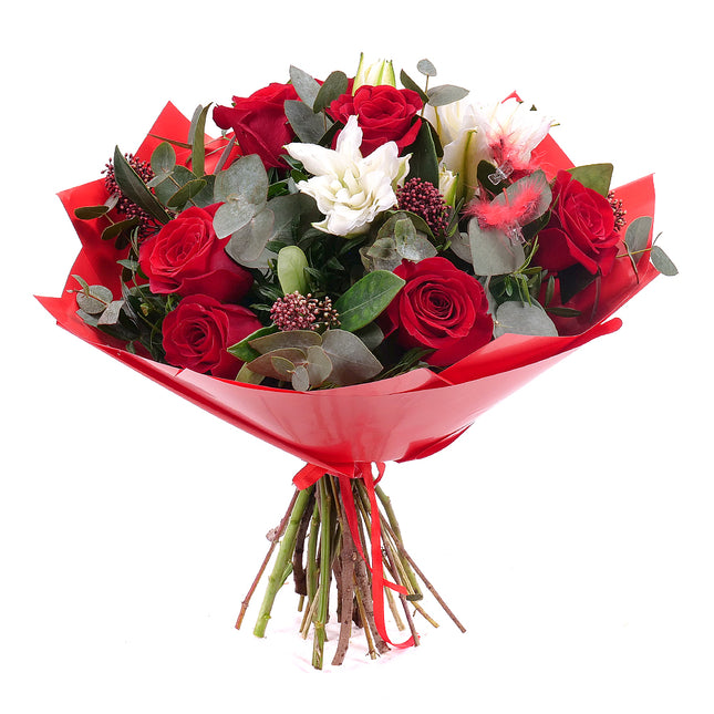 03001552_sweet-rote-rosen-lilie-und-skimmia