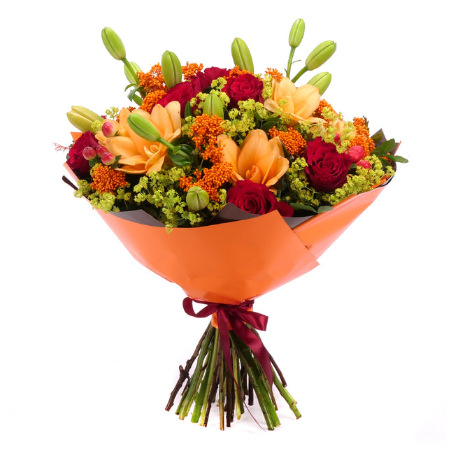 03002077_vatertagsstrauss-mit-orangefarbenen-lilien