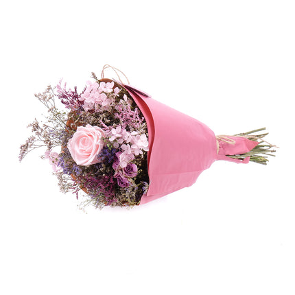 03101119_irigo-trockenstrauss-mit-konservierter-rosa-rose