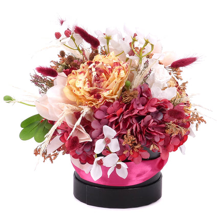 03101531_irigo-schwarze-blomo-box-s-mit-praparierten-weissen-rosen-sowie-bordeauxroten-cremefarbenen-und-gelben-blumen