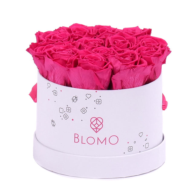 03101533_in-eterno-weisse-blomo-box-m-mit-13-rosen-monalisa-pink-framboise