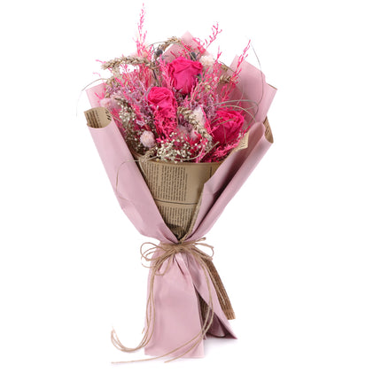 03101541_irigo-trockenstrauss-mit-praparierten-rosen-monalisa-pink-framboise-2