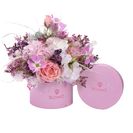 03101554_irigo-rosafarbene-blomo-box-m-mit-rosafarbenen-violetten-und-weissen-blumen