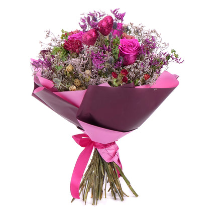 03101557_irigo-trockenstrauss-mit-praparierten-rosen-monalisa-hot-pink-und-herzen