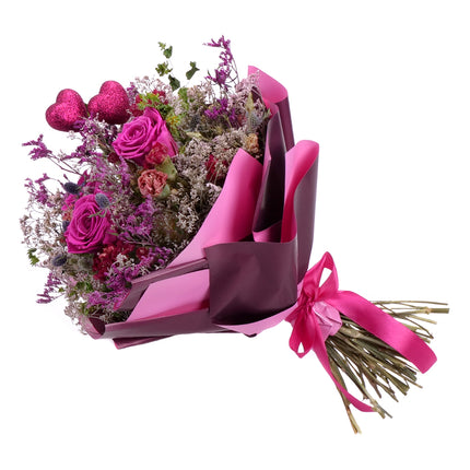 03101557_irigo-trockenstrauss-mit-praparierten-rosen-monalisa-hot-pink-und-herzen