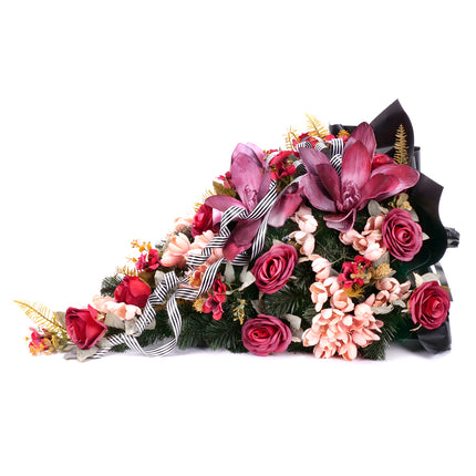 10000260_irigo-trauerstrauss-mit-schaumstoffmagnolie-bordeauxroten-rosen-und-apricotfarbenen-blumen